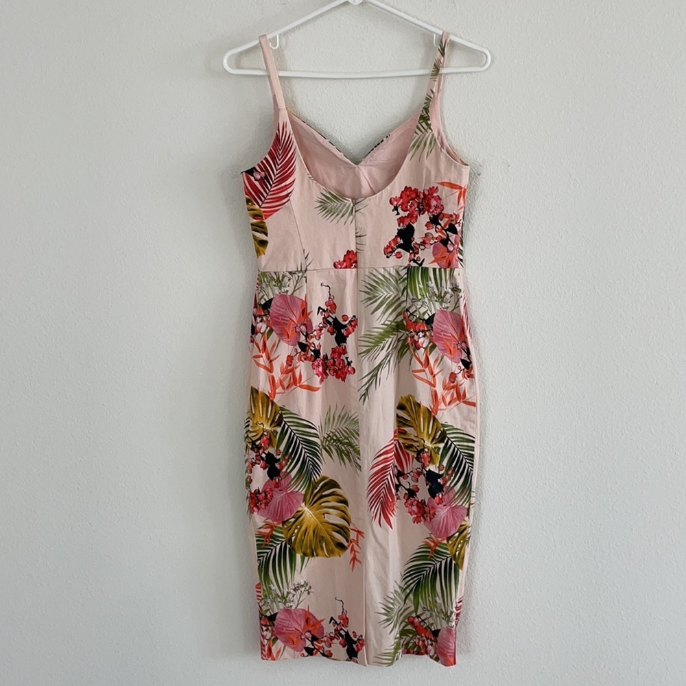 ASOS Tropical Hitchcock Midi Pencil Dress - Picture 7 of 10
